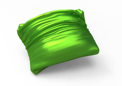 枕头3D隔离背景