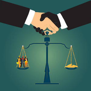 天平海报插画-天平海报手绘-天平海报卡通图-摄图新视界