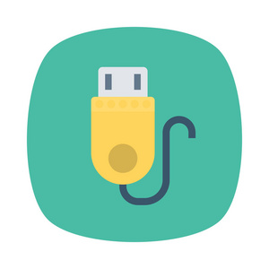 充电的iphoneusb数据电缆连接器矢量插图照片