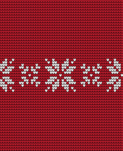 编织圣诞节和新年图案