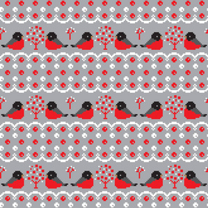 s Christmas pattern pixel