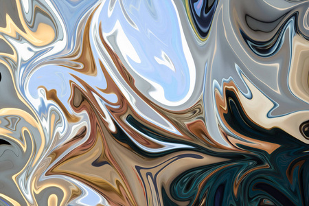 黑炫壁纸魅蓝用蓝,棕,黄,黑,绿图形彩色艺术形式提炼抽象图案.