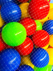 s colored balls. Studio Photo