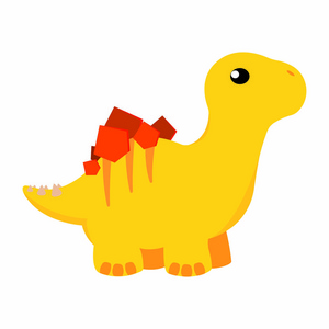 可爱卡通恐龙