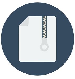 压缩文件矢量图标,可以方便地编辑或修改照片