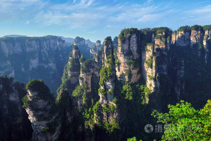 张家界山脉, 中国