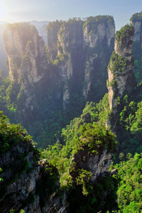 张家界山脉, 中国