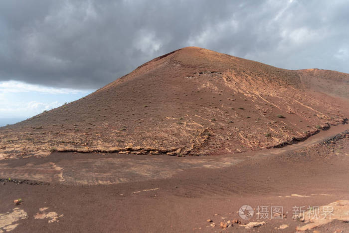 火山岩拉扎罗特岛加那利岛西班牙