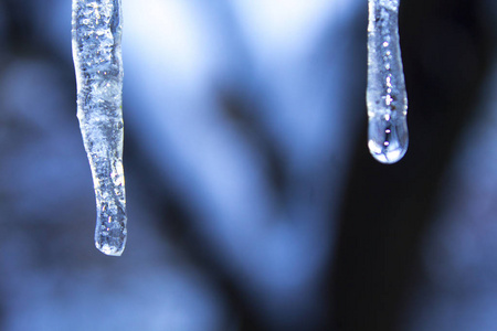 冰柱冬雪霜冻