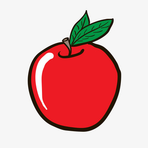 吃苹果卡通图片大全