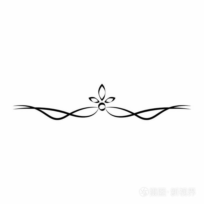 波浪边框装饰插画-正版商用图片14lu5k-摄图新视界