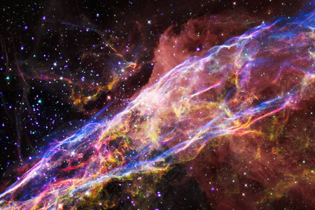 宇宙景观丰富多彩的科幻壁纸与无尽的外层空间.