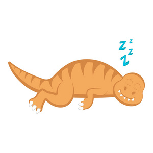 卡通人物睡觉可爱的恐龙卡通人物睡觉照片