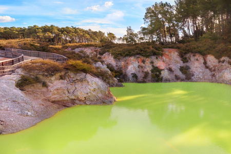 s Bath in Waiotapu Wonderland, New Zealand