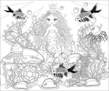 海洋植物世界图片-海洋植物世界素材-海洋植物世界插画-摄图新视界