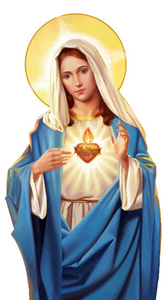 圣母玛利亚神圣信仰宗教神圣插图照片