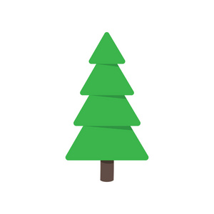 象征家庭圣诞节节日庆祝孤立在白色背景. 圣日的简单形状.