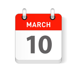 3月10日每天可在主办日历上看到的日期
