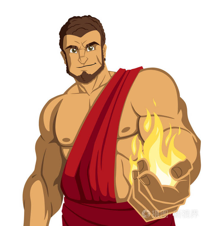 白色上的普罗米修斯