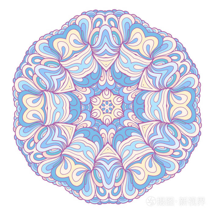 矢量民族色彩丰富的装饰元素.