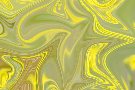 将抽象图案与绿色柠檬石灰和黄色图形颜色艺术形式相统一.具有量化流程的数字背景
