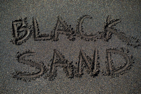 火山海滩黑沙文字标题图片