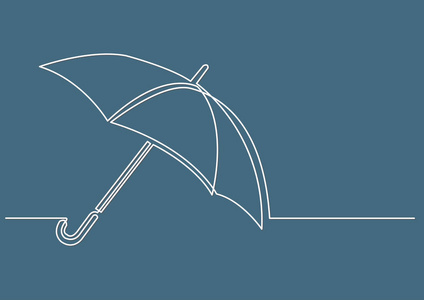 伞的连续线绘制