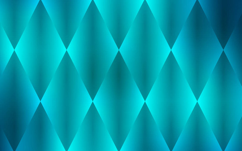深蓝色矢量模板与晶体矩形。 带有矩形的抽象风格的装饰设计。 模式可用于网站。