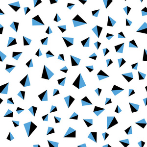 浅粉红色蓝色矢量无缝等距盖与多边形风格。 现代抽象插图与彩色三角形。 名片网站模板。
