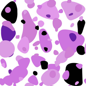 浅紫色矢量无缝布局与圆圈形状。 美丽的彩色插图与模糊的圆圈在自然风格。 壁纸面料制造商的设计。