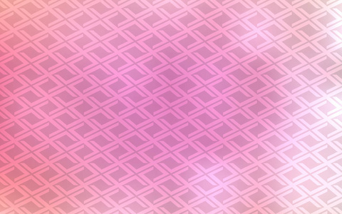 浅粉红色矢量布局与线条矩形。 有长方形和正方形的美丽插图。 广告单张图案