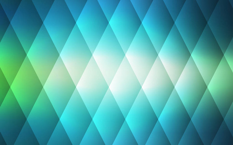 浅蓝色绿色矢量覆盖多边形风格。 带有彩色梯度的抽象背景上的矩形。 广告图案。