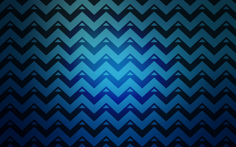 浅蓝色矢量背景与三角形线。 带有三角形的抽象风格的装饰设计。 壁纸模板。