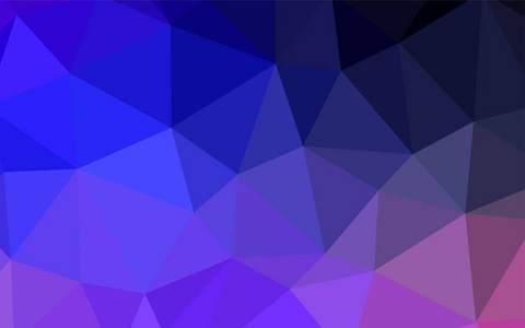 浅紫色矢量抽象多边形背景。 具有三角形的半色调风格的创造性插图。 你的横幅的全新模板。