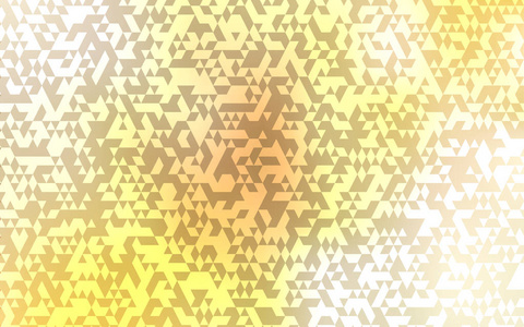 浅橙色矢量纹理的三角形风格。 带有三角形形状的闪光抽象插图。 现代模板为您的登陆页面。