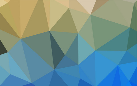 浅蓝绿色矢量梯度三角形纹理。 具有三角形的半色调风格的创造性插图。 全新的风格为您的业务设计。