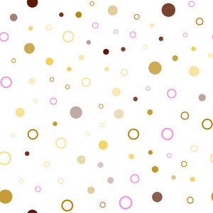 浅色多色矢量无缝覆盖斑点。 模糊的气泡在抽象的背景上与彩色梯度。 壁纸面料制造商的时尚设计。