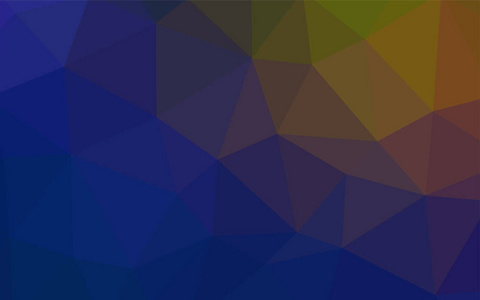 浅蓝色矢量三角形镶嵌纹理。 具有梯度的多边形抽象插图。 为您的业务全新设计。