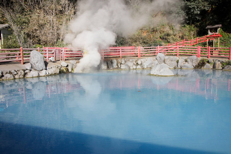 日本北浦的温泉。