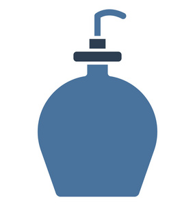 香水，香气隔离矢量图标，可以很容易地编辑或修改。