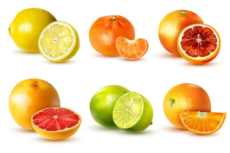 柑橘类水果套