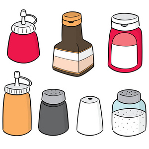 调味品矢量图片