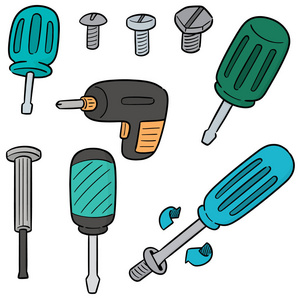 手绘草图的螺丝刀简单的黑白手绘卡通螺丝刀纹理卡通螺丝刀制造和工业