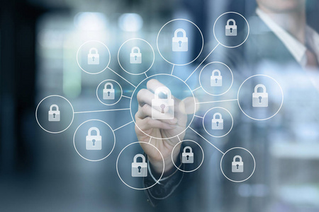 概念是可靠的安全原则.照片