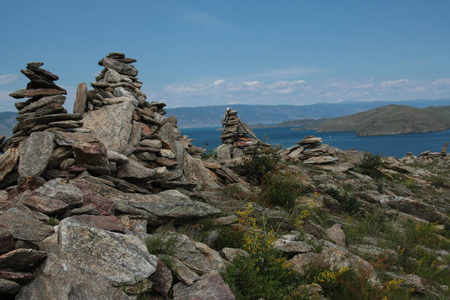 s Pyramids On Lake Baykal Shore