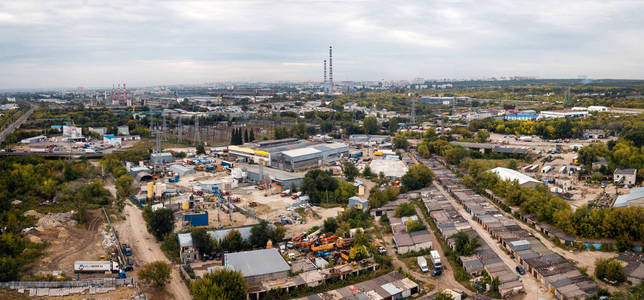 工业园区空中图片