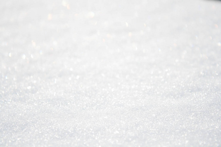 特写雪质地背景