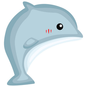 一只可爱可爱的海豚