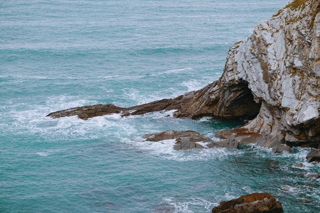 海岸上的悬崖