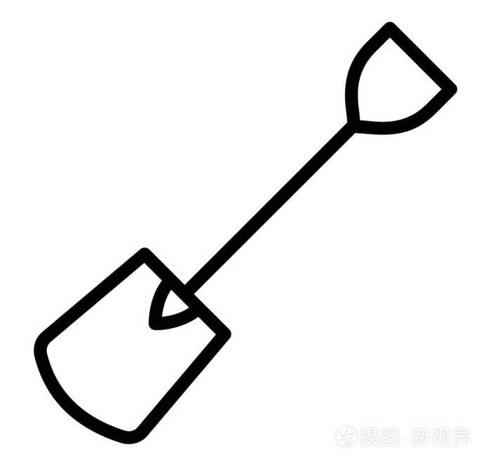 园艺工具铲子图标设计插画-正版商用图片14q5ry-摄图新视界